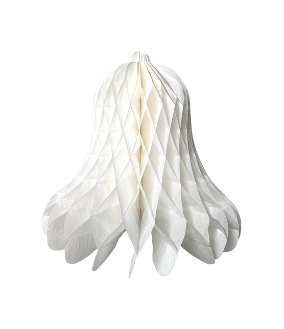 Campana de Navidad 50 cm - Blanca