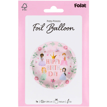 Globo de Helio Princesas Vacío 45cm