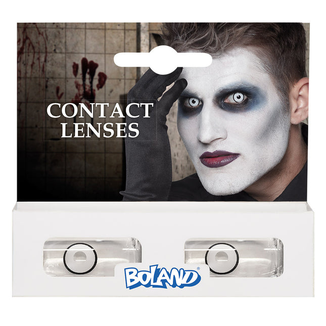 Lentes de color Maniac Blanco Negro