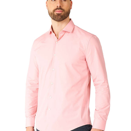 Camisa rosa claro para hombre <tc>OppoSuits</tc>