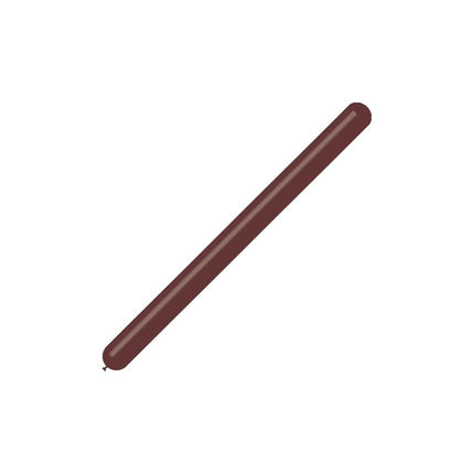 Marrón oscuro Globos de modelismo 7,5cm 150cm 100pcs