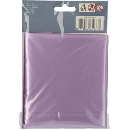 Globo Foil Figura 0 Morado Mate XL 86cm vacío