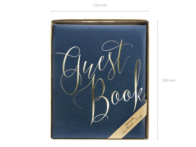 Libro de Visitas Azul 24,5cm