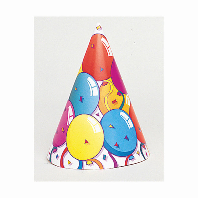 Sombreros de Fiesta Surtidos 25.6cm 8pcs