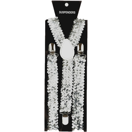 Tirantes Plata Lentejuelas