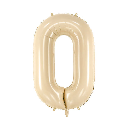 0 Año Figura Globo Beige Vacío 72cm