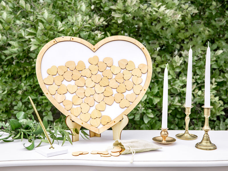 Libro de visitas Corazones 44cm