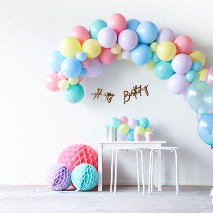 Globos de Colores Pastel 13cm 50pcs