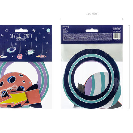 Decoración colgante Espacio 5pcs