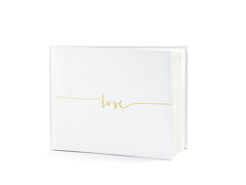 Libro de Visitas Blanco Love 24cm