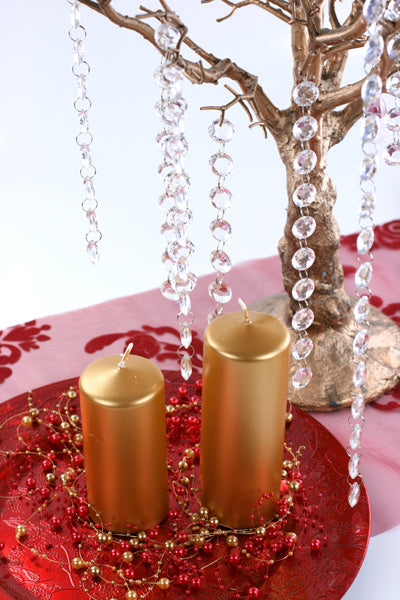 Vela Blunt Oro Metálico 15cm