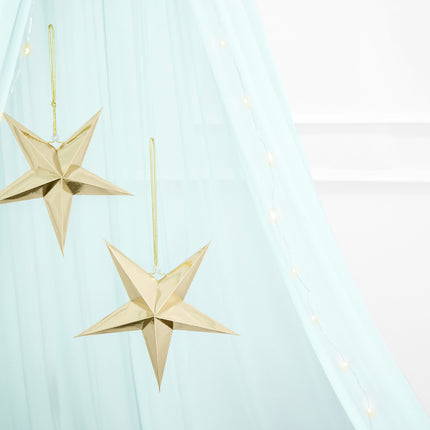 Estrella Lampión Dorada 45cm