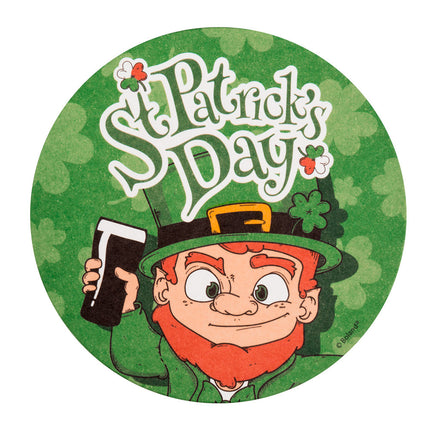 St. Posavasos Día de San Patricio 10cm 10uds.