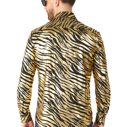 Camisa Tigre Oro Hombre <tc>OppoSuits</tc>