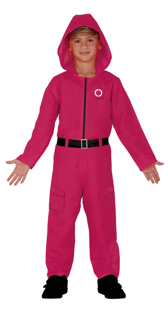 Traje Calamar Rojo Rosa