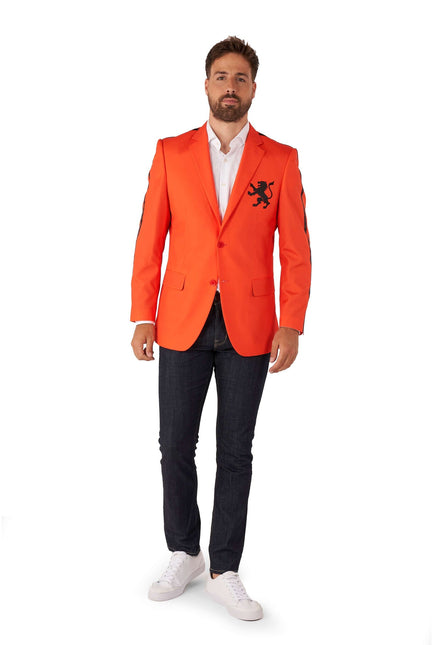Holland Blazer Naranja Hombre <tc>OppoSuits</tc>