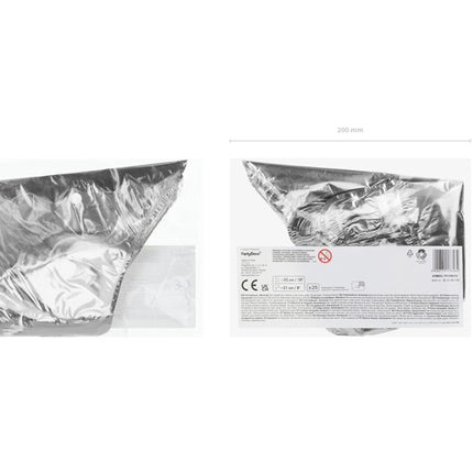 Globo de Helio Estrella Plata Vacío 25cm 25pcs