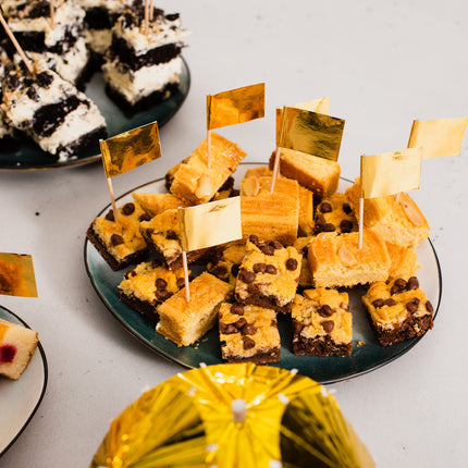 Palillos de cóctel dorados 50uds.