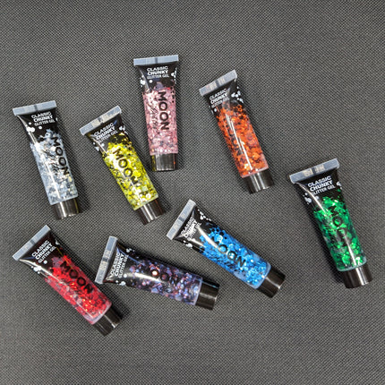 Purpurina Lunar Clásica Gel Purpurina Grueso Lavanda 12ml