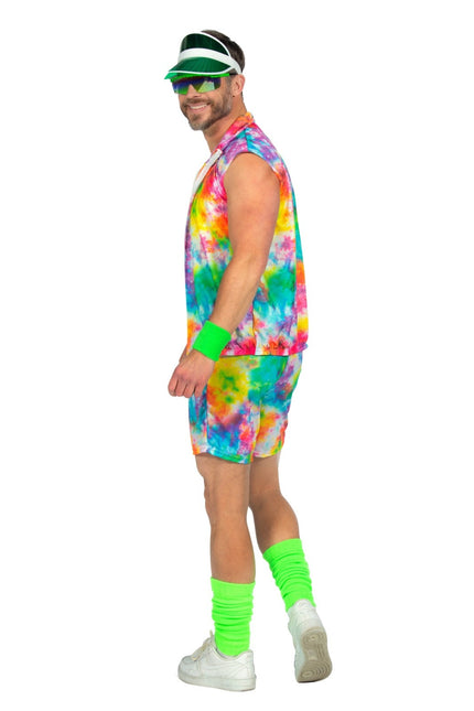 Chándal Fault Hombre Aerobic Corto Neón