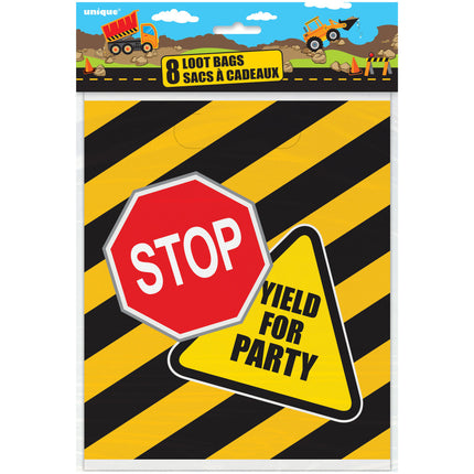 Construcción Bolsas Compartidas 23cm 8ud