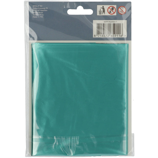 Globo Foil Figura 1 Verde Mate XL 86cm vacío