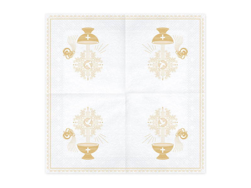 Servilletas Bautizo 33cm 20ud