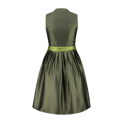 Vestido Dirndl Verde Oscuro Oktoberfest Señoras 2 Piezas