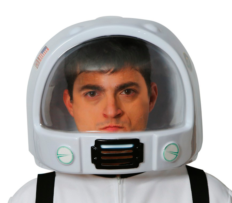 Casco de astronauta grande