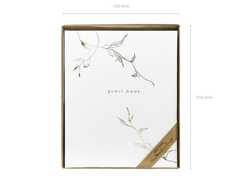 Libro de Visitas Blanco 24.5cm