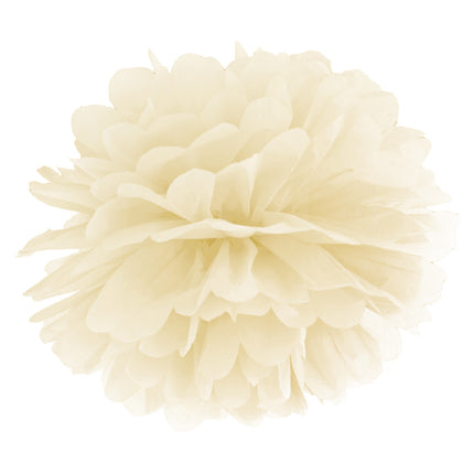 Pompón Crema de Vainilla 25cm