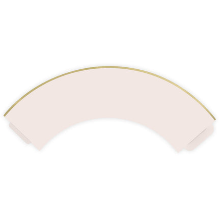 Moldes Cupcake Rosa Claro Pastel 7.6cm 6pcs