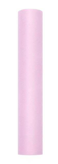 Rollo Tul Rosa Claro Pastel 30cm 9m