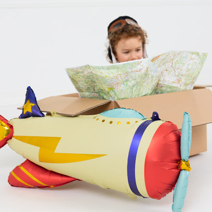 Globo de Helio Avión Vacío 91cm