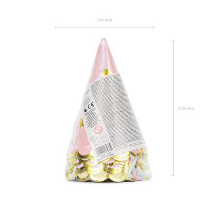 Sombreros de fiesta Estrellas Multicolor 14,5cm 6pcs