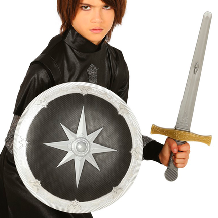 Escudo Y Espada Medievales 35cm