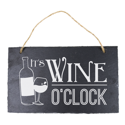 Plato de Pizarra Wine O'Clock 25cm
