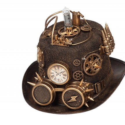 Sombrero Steampunk Con Luz