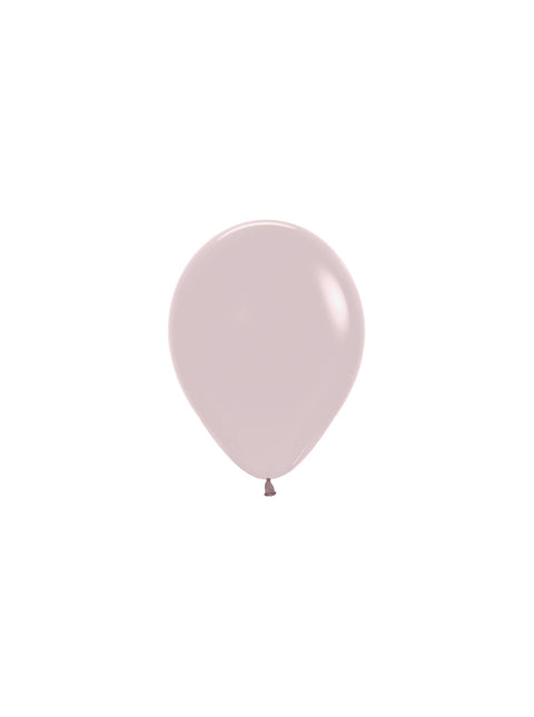 Globos Pastel Rosa Crepúsculo 12cm 50pcs