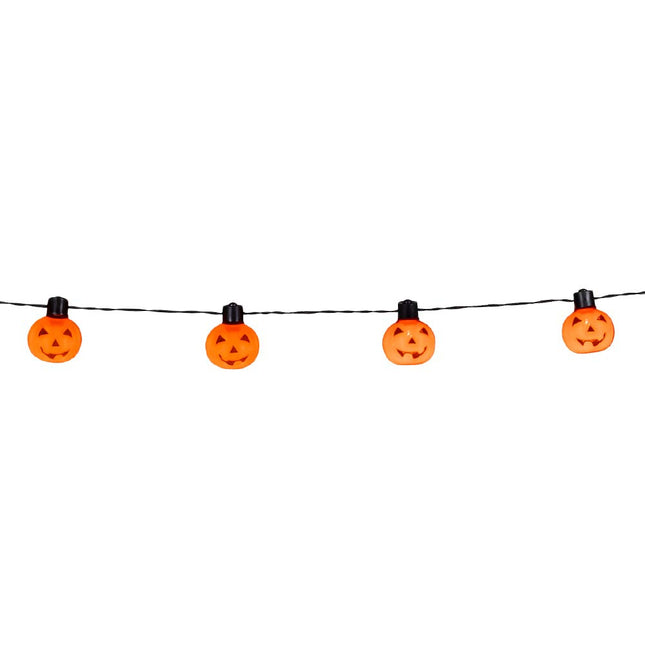 Halloween Guirnalda de luces LED Calabaza 1,75m