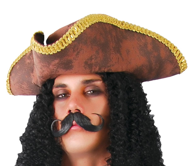 Traje pirata Rojo Burdeos Hombre