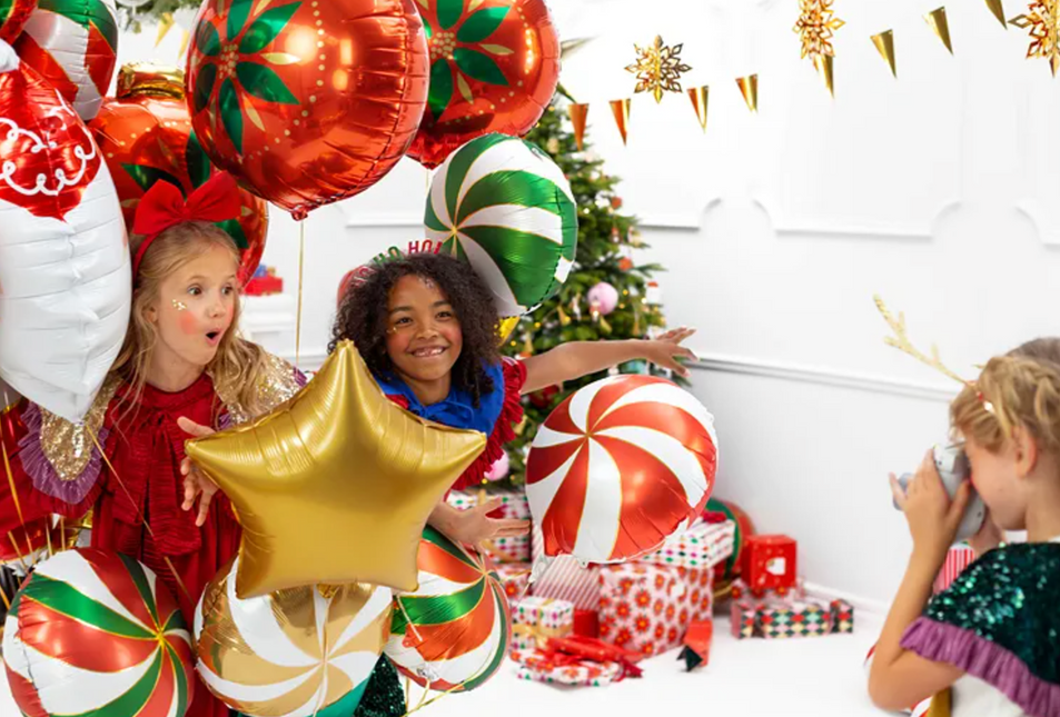 Globo de Helio Bola de Navidad Vacía 45cm