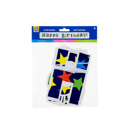 Guirnalda Letra Feliz Cumpleaños 2,5 m
