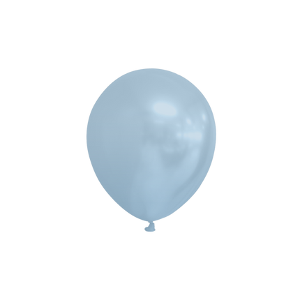 Globos Azul Claro Metálicos 13cm 100pcs