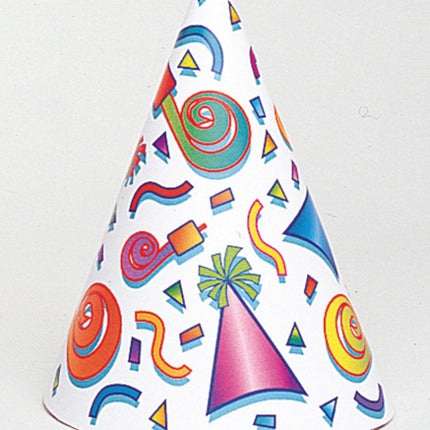 Sombreros de Fiesta Surtidos 25.6cm 8pcs