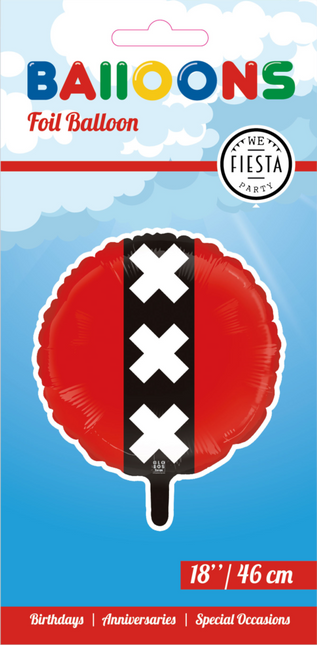 Globo de Helio Amsterdam Vacío 45cm