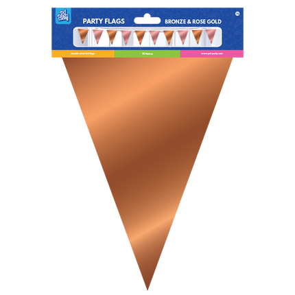 Guirnalda Oro Rosa Bronce Metálico 10m