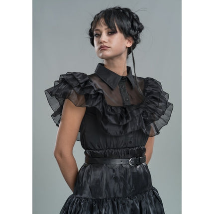 Disfraz Miércoles Prom Night Vestido Negro