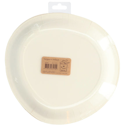 Platos 70 Años Oro Rosa 23cm 8pcs