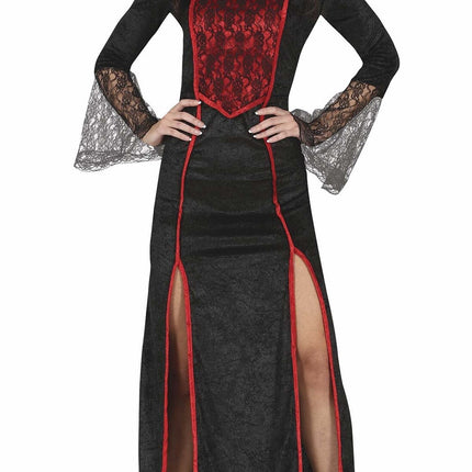 Disfraz de Vampiresa de Halloween Rojo para Mujer